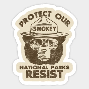 Vintage  Smokey the Bear Resist Sticker